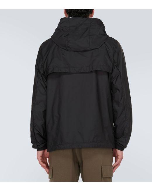Moncler Black Junichi Rain Jacket for men