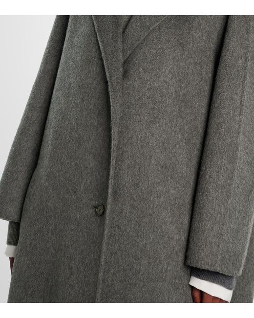 The Row Gray Gustaf Cashmere Coat