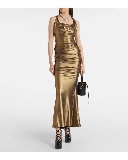 Abito Lungo Liz di Vivienne Westwood in Metallic