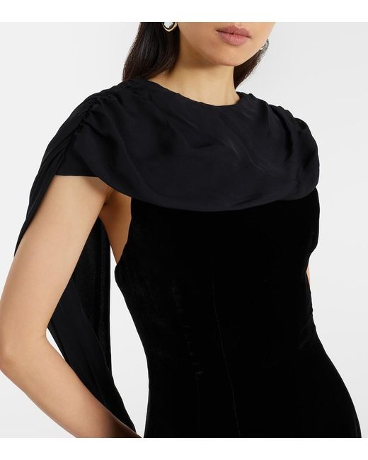 Markarian Black Vesper Cutout Gown