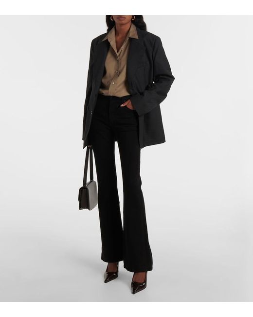 Citizens of Humanity Black Lilah High-Rise Bootcut Jeans