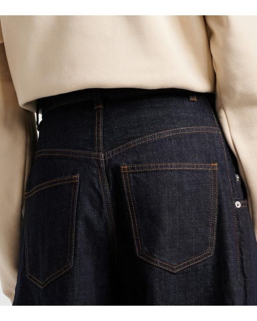 Jacquemus Blue Souro Wide-Leg Jeans