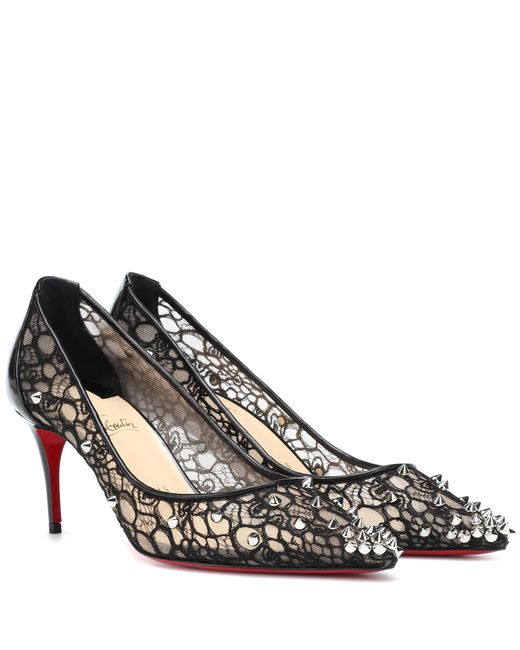 Christian louboutin lace on sale pump