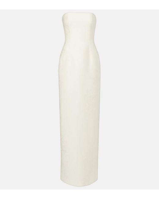 Emilia Wickstead White Bridal Laelia Gown