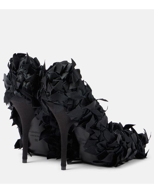Balenciaga Black Marie-Antoinette 110Mm Bow-Embellished Pumps