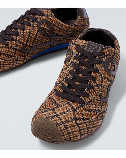 Loewe Sneakers Ballet Runner 2.0 Aus Veloursleder in Brown für Herren