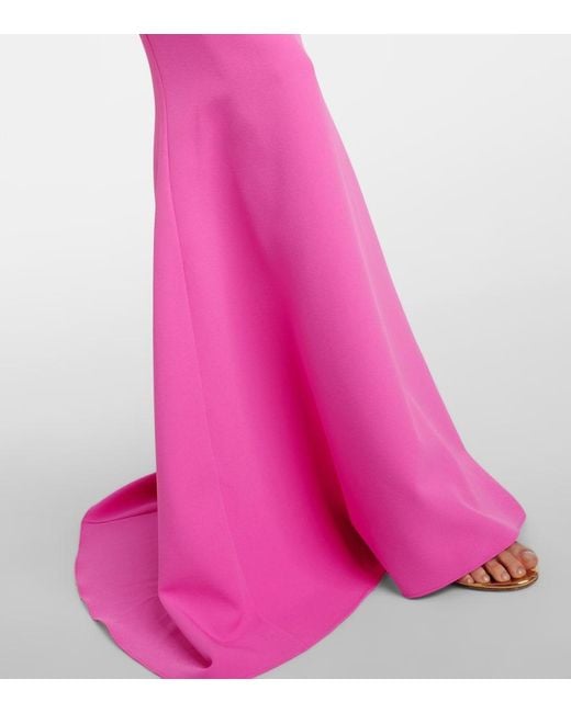 Safiyaa Pink Robe Auria Aus Crepe