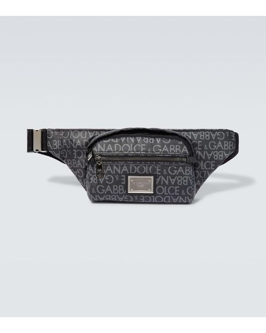 Marsupio Small in jacquard di Dolce & Gabbana in Black da Uomo