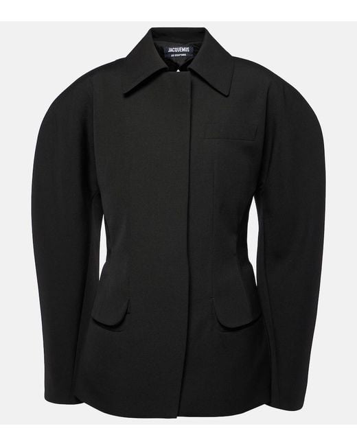 Jacquemus Black Les Sculptures 'la Veste Castagna' Blazer