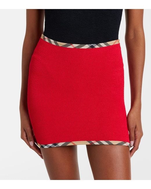 Burberry Red X Hunza G Devyn Beach Cover-Up
