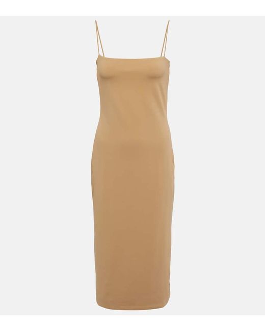 Vestido Midi Haku De Jersey The Row de color Natural