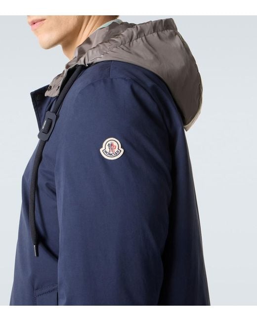 Moncler Blue Kervoyal Down Parka for men