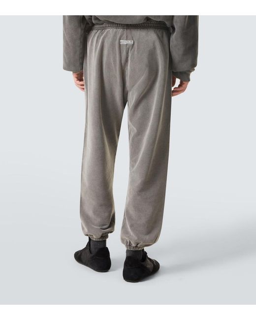 Acne Gray Faded Cotton Sweatpants for men