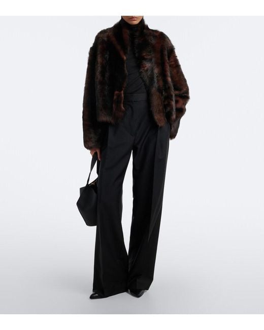 Arma Black Mooney Reversible Shearling Jacket
