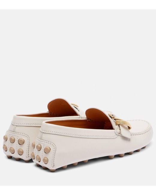 Mocassini Gommino di Tod's in White