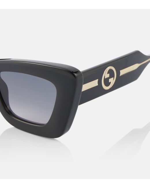 Gucci Brown La Piscine Cat-eye Sunglasses