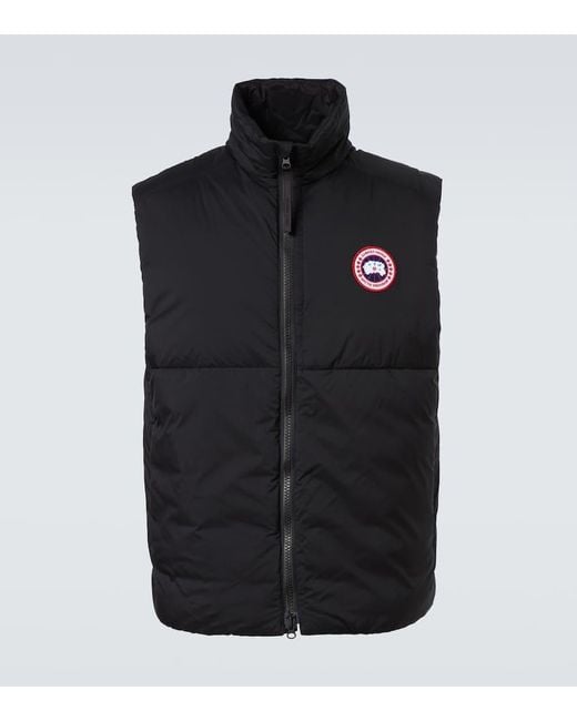 Chaleco De Plumas Lodge Canada Goose de hombre de color Black