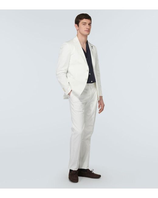 Lardini Blue Linen Shirt for men
