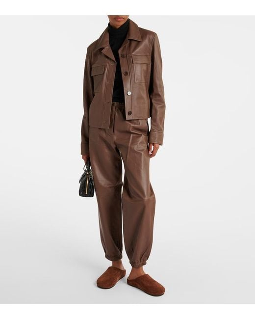 Joseph Brown Leather Jacket