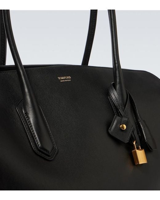 Tom Ford Tote Bag Alexander East West Aus Leder in Black für Herren