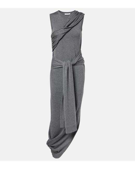 Vestido Drapeado J.W. Anderson de color Gray