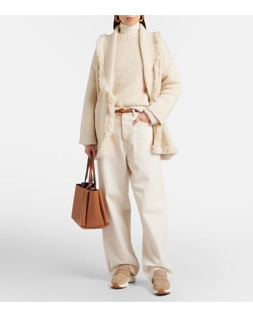 Tod's Natural Runner Suede Mules