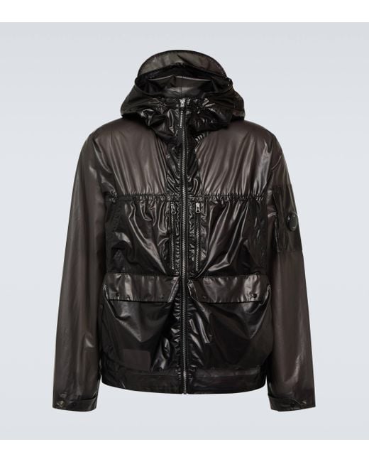 C P Company Black Pium Jacket for men