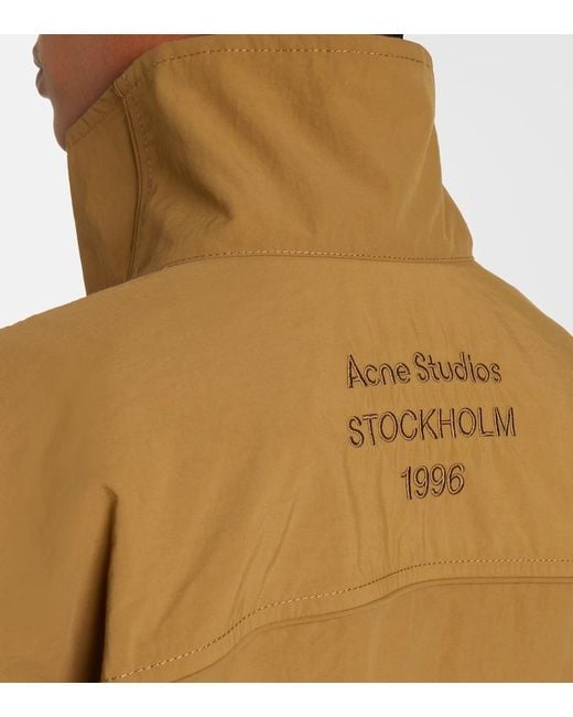 Acne Brown Logo Jacket