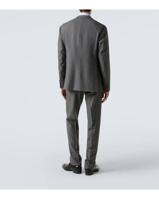 Costume Monza Db En Laine Vierge Canali pour homme en coloris Gray