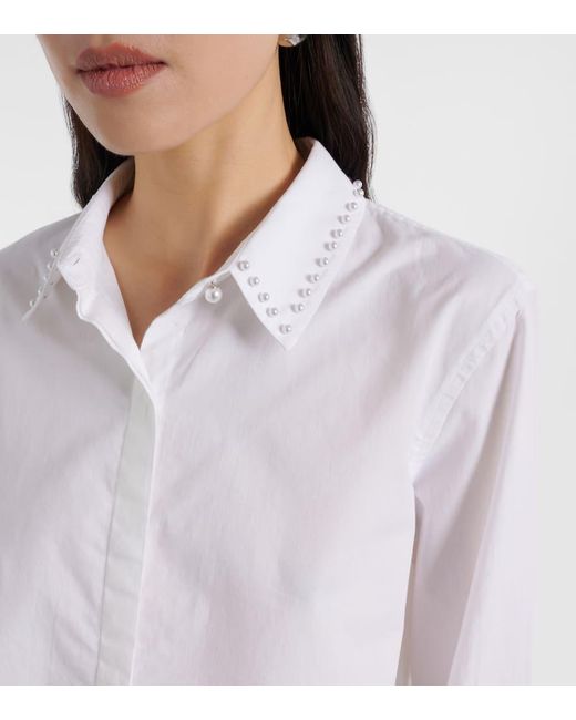 Velvet White Hemd Jocelyn Aus Baumwollpopeline