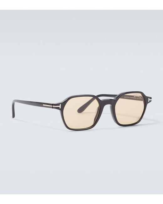 Tom Ford Brown Joey Square Sunglasses for men