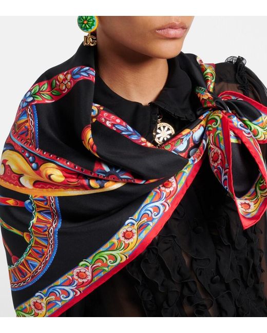 Sciarpa Carretto di Dolce & Gabbana in Multicolor