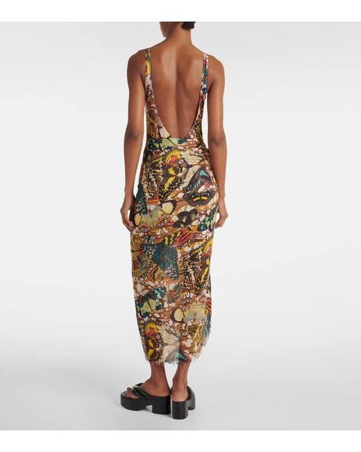 Pareo Papillon Estampado Jean Paul Gaultier de color Metallic