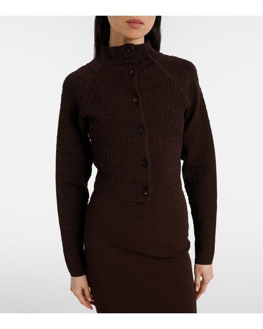 Jacquemus Black Cropped Cardigan