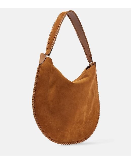 Isabel Marant Brown Oskan Hobo Soft Bag
