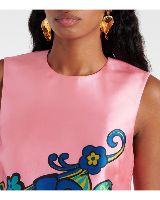 ALÉMAIS Multicolor Bedrucktes Minikleid