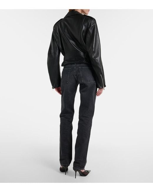 Saint Laurent Blue Faded Straight Jeans
