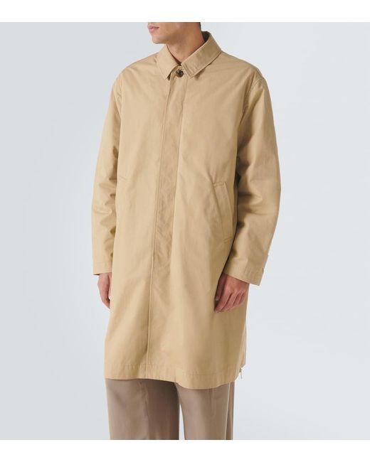 Undercover Natural Printed Cotton Coat for men