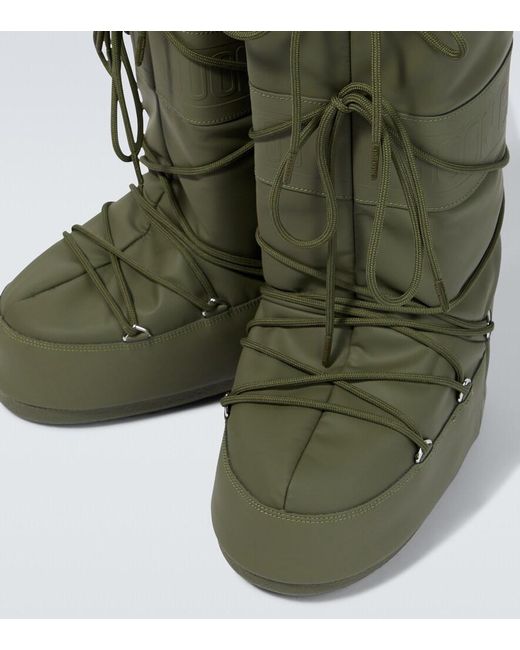 Moon Boot Green Icon Rubber Boots for men