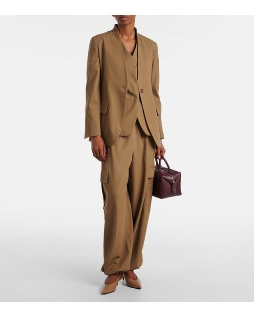 Max Mara Natural Cotton Twill Vest