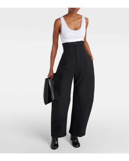 Alaïa White Cutout Bodysuit