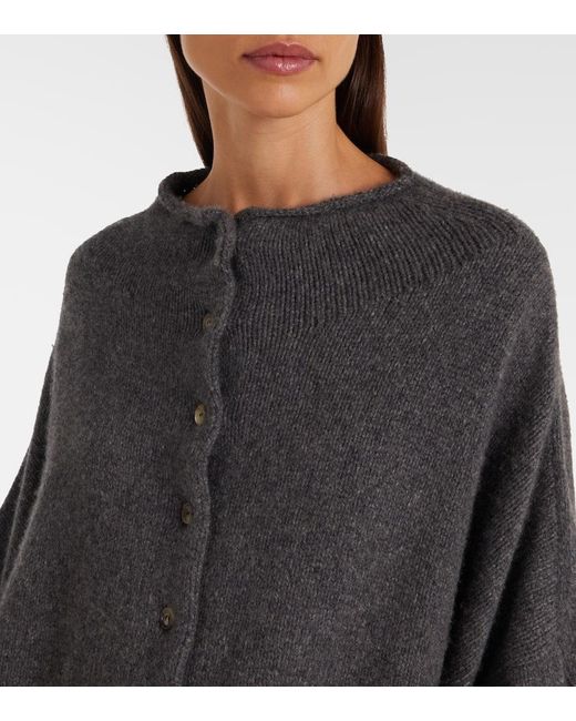 Cardigan Oversize Nelya di Khaite in Gray