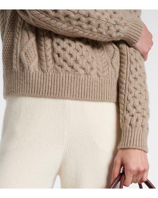 Jersey Eyre Aran De Cachemir Loro Piana de color Brown