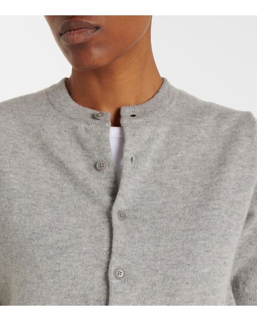Extreme Cashmere Gray N°474 Super Little Cashmere Cardigan