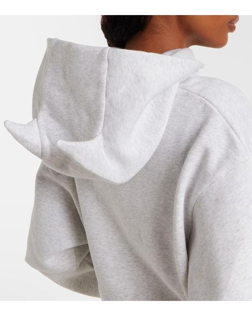 Coperni Gray Hoodie Aus Jersey