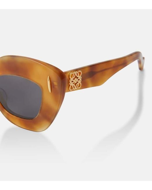 Loewe Brown Retro Screen Cat-eye Sunglasses