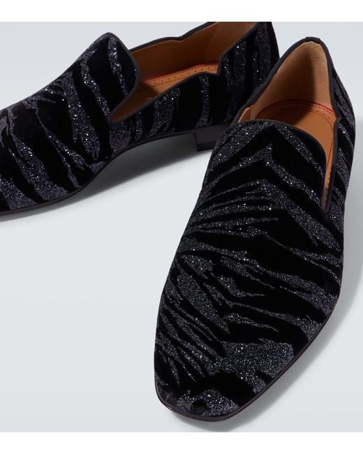 Mocassini Dandy Chic Orlato di Christian Louboutin in Black da Uomo