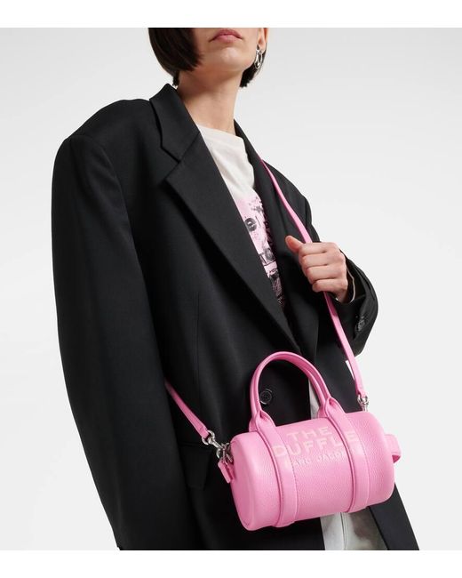 Marc Jacobs Pink Schultertasche The Duffle Mini aus Leder