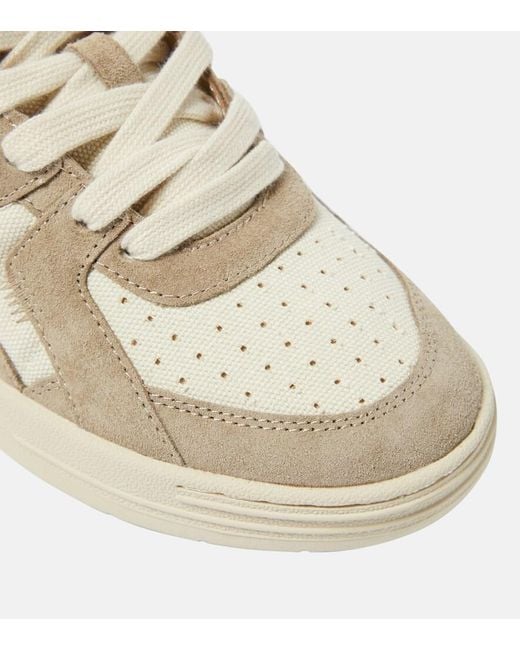 Palm Angels White University Sneakers