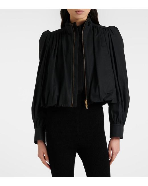 Chloé Black Cropped Jacket
